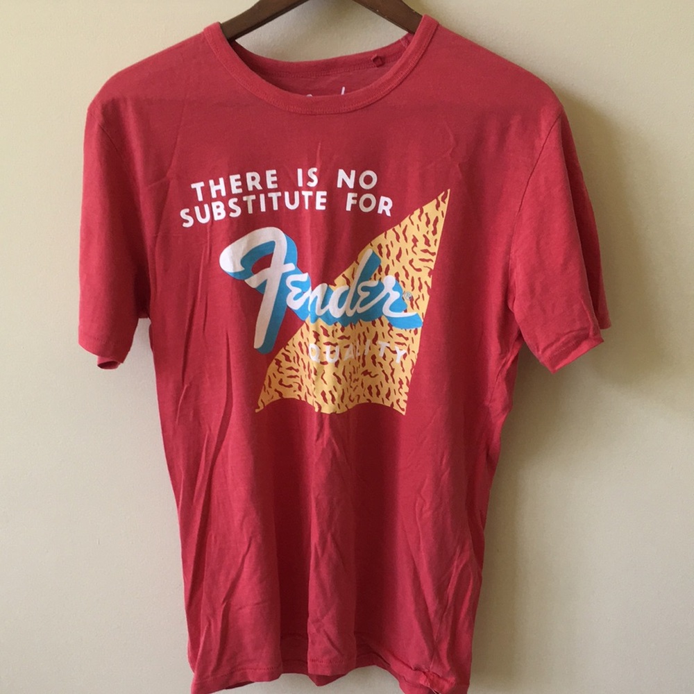 NWOT Fender Red Graphic T-Shirt